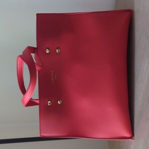 Fire Engine Red Tote Bag Fibreno Dieci